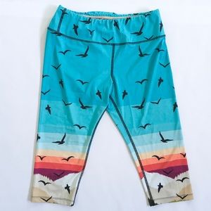 Mara Hoffman cropped leggings size L.